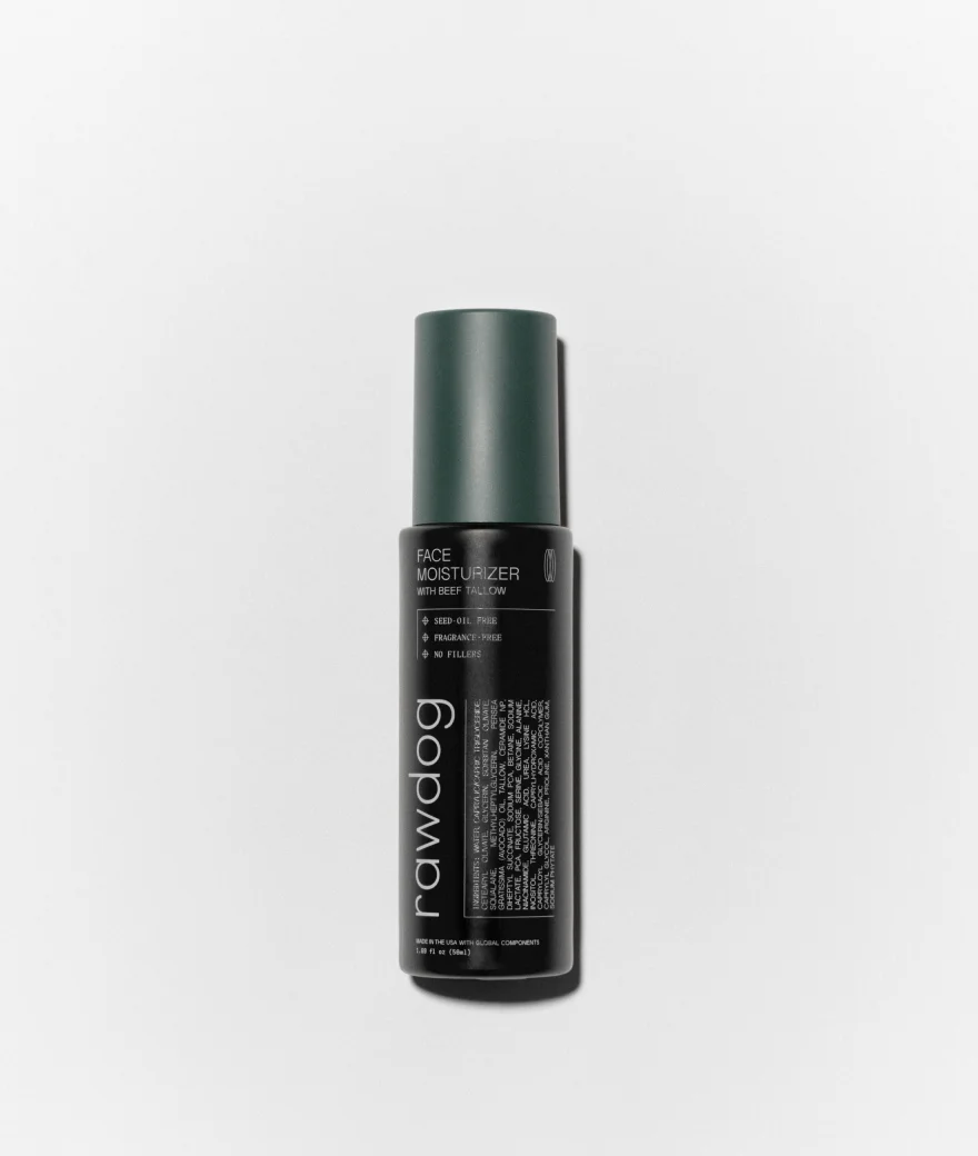 RAWDOG Face Moisturizer with Beef Tallow - deep hydration and anti-aging