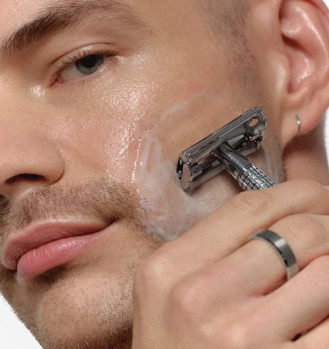 Shaving demonstration